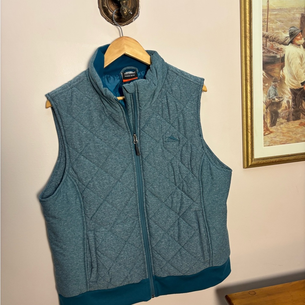 High Sierra Blue Quilted Vest